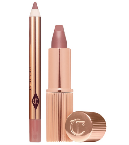 Набір для губ Charlotte Tilbury Mini Lipstick & Liner Set (Pіllow Talk)