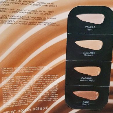 Пробник консилеров NARS  Radiant Creamy Concealer 4 х 0.03g