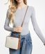 Michael Kors Jet Set Large Printed Logo Crossbody Bag ( Vanilla )