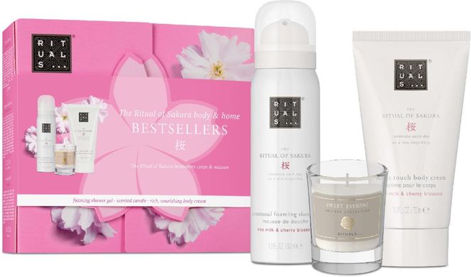 Набір бестселерів для тіла та будинку Rituals The Ritual of Sakura Body & Home  Bestsellers Set