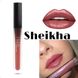 Жидкая матовая губная помада Huda Beauty Demi Matte Cream Lipstick ( Sheikha )