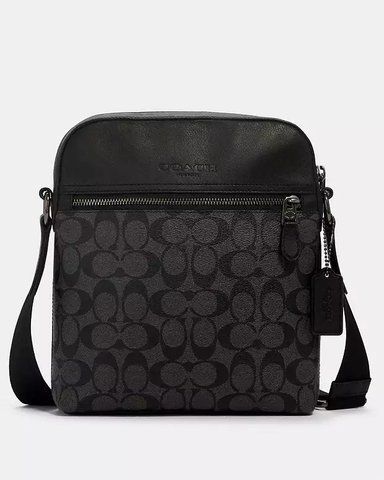 Coach Houston Flight Bag In Signature Canvas