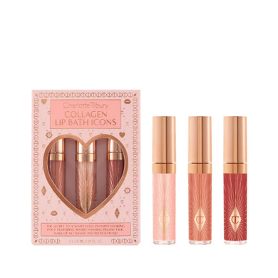 Набор блесков для губ Charlotte Tilbury Collagen Lip Bath Icons Kit