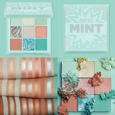 Набор Huda Beauty PASTEL Mint Obsessions Bag & Brush Set