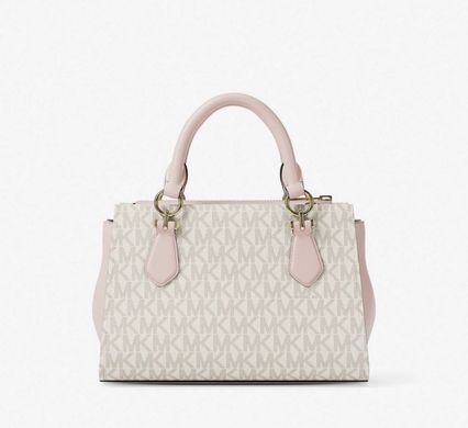 MICHAEL MICHAEL KORS Marilyn Medium Signature Logo  Convertible Satchel PWD BLSH MLT