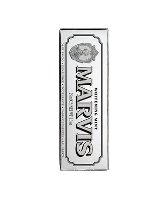 Зубна паста м'ята, що відбілює, Marvis Whitening mint 25 ml