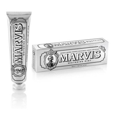 Зубна паста м'ята, що відбілює, Marvis Whitening mint 25 ml