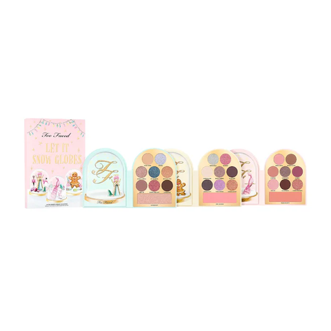 Лімітований набір із трьох палеток Too Faced Let It Snow Globes Makeup Collection