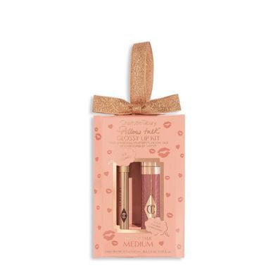 Charlotte Tilbury Pillow Talk Mini Glossy Lips Duo, Pillow Talk Medium