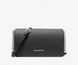 Michael Kors Jet Set medium signature logo crossbody bag ( black )