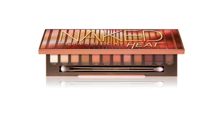 Палетка теней для век Urban Decay Naked Heat Eyeshadow Palette