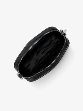 Michael Kors Jet Set Travel small signature logo crossbody bag (black)
