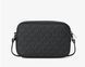 Michael Kors Jet Set Travel small signature logo crossbody bag (black)