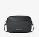 Michael Kors Jet Set Travel small signature logo crossbody bag (black)