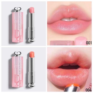 Набір бальзамів для губ DIOR Addict Duo Lip Color Reviver Balm 001 Pink 004 Coral 2x3,2g