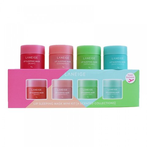 МІНІ НАБІР НІЧНИХ МАСОК ДЛЯ ГУБ LANEIGE LIP SLEEPING MASK MINI KIT