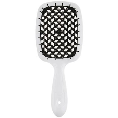 Гребінець Janeke SUPERBRUSH WHITE/BLACK