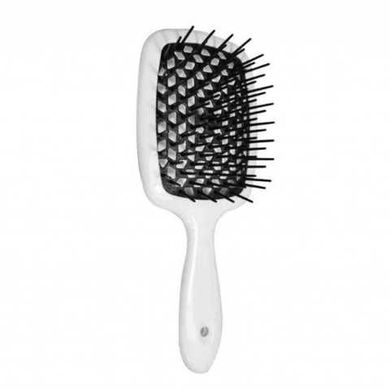 Гребінець Janeke SUPERBRUSH WHITE/BLACK