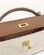 JW PEI Noor Top Handle Bag Brown Canvas