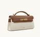 JW PEI Noor Top Handle Bag Brown Canvas
