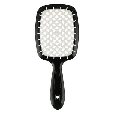 Гребінець Janeke SUPERBRUSH BLACK/WHITE