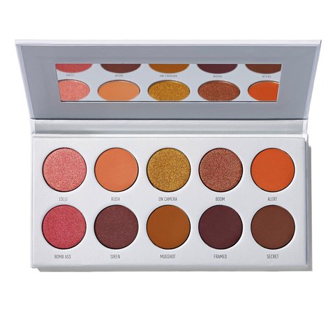 Палетка тіней MORPHE X JACLYN HILL RING THE ALARM EYESHADOW PALETTE