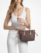 Michael Kors Voyager Extra-Small Signature Logo Convertible Crossbody Bag  ( brown )