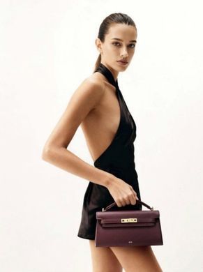 Жіноча сумка JW PEI Noor Top Handle Bag deep Burgundy