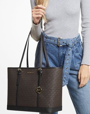 MICHAEL KORS Jet Set Travel Large Logo Tote Bag