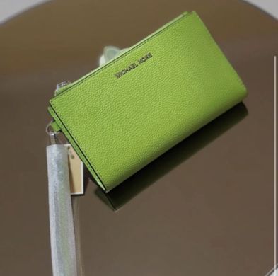 Гаманець жіночий шкіряний для карток Michael Kors зелений