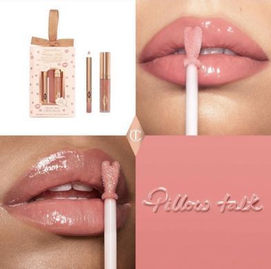 Charlotte Tilbury mini Pillow Talk glossy lip duo original