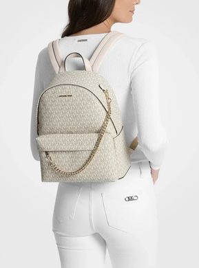 Michael Kors Slater Large signature logo backpack ( LT CRM Multi )