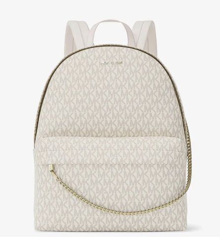 Michael Kors Slater Large signature logo backpack ( LT CRM Multi )