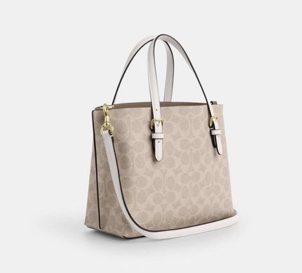 Сумка- тоут Coach Mollie Tote Bag 25 In Signature Canvas ( Gold / Sand / Chalk )