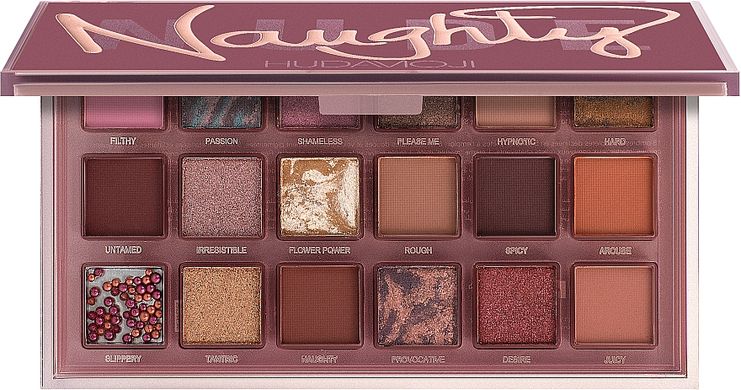 Палетка теней Huda Beauty Naughty Nude Eyeshadow Palette