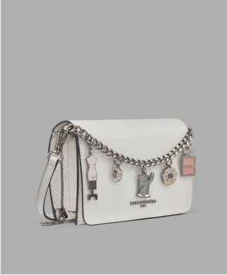 Karl Lagerfeld Lourdes Crossbody With Fashion Chain