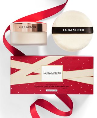 Набор Laura Mercier Set For Perfection Translucent Loose Setting Powder and Puff Set