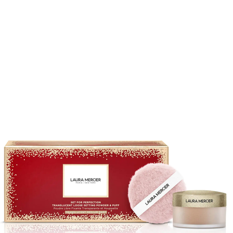 Набір Laura Mercier Set For Perfection Translucent Loose Setting Powder and Puff Set