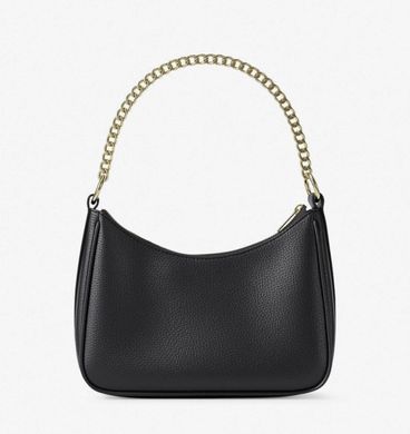Michael Kors Jet Set Large Pebbled Leather Convertible Crossbody Bag ( black )