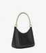 Michael Kors Jet Set Large Pebbled Leather Convertible Crossbody Bag ( black )