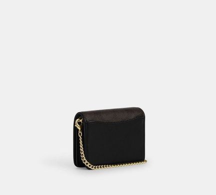 Жіноча міні сумка-гаманець Coach Mini Wallet On A Chain In Signature Canvas