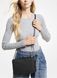 Michael Kors Jet Set Large Logo Crossbody Bag (BLACK)