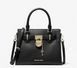 Michael Kors Hamilton Small Leather Satchel (black)