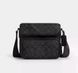 Сумка Coach Sullivan Flap Crossbody Bag In Signature Canvas чорна чоловіча