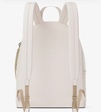 MK Slater Medium Signature logo Backpack ( Lt CRM multi )