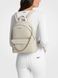 MK Slater Medium Signature logo Backpack ( Lt CRM multi )