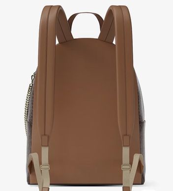 Michael Kors Slater Large Signature logo Backpack ( brown)