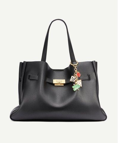 DKNY Bryar Large satchel ( black/gold )