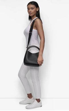 DKNY Capri medium hobo bag ( black/silver )